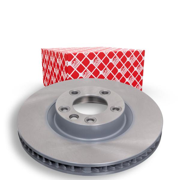 Internally ventilated, coated brake disc, front axle, left, Ø 360.0 x 36 mm (44083), PORSCHE VW